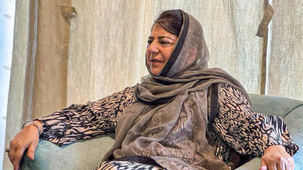 ‘Pakad-dhakad by police, army should stop’: Mehbooba Mufti on Kashmiris | Latest News India