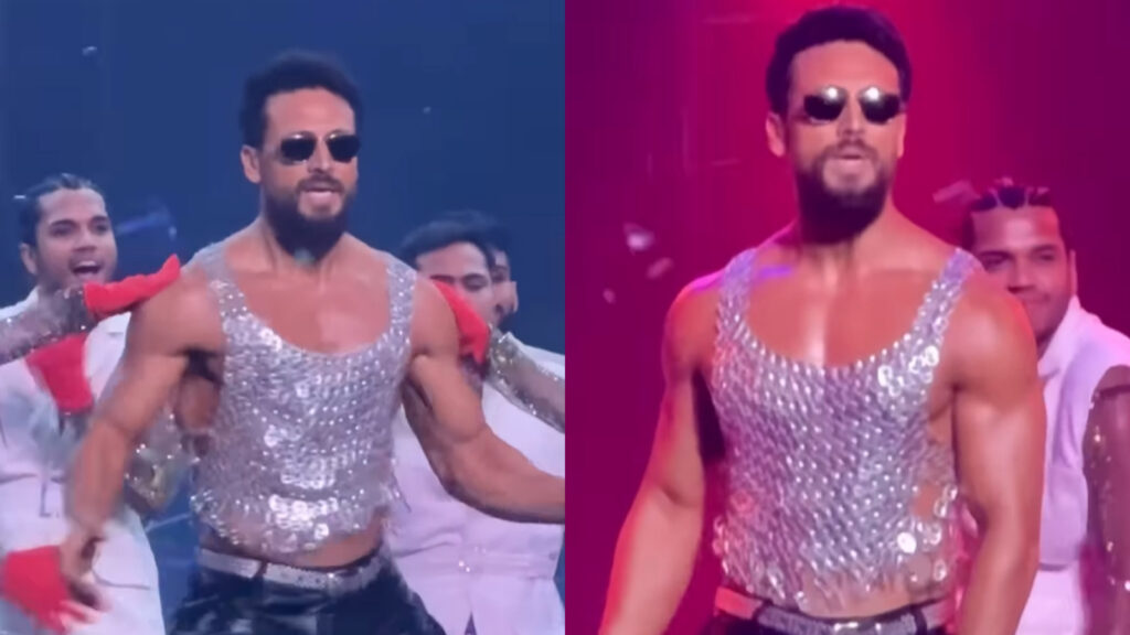 ‘Shraddha ka top chura liya’: Tiger Shroff’s sparkly award show look sparks meme fest