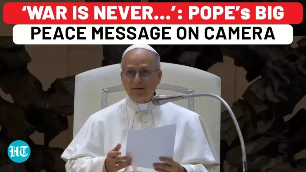 ‘The Church will never…’: Pope’s big message on wars, raises concern on ‘Christian exodus’ in…