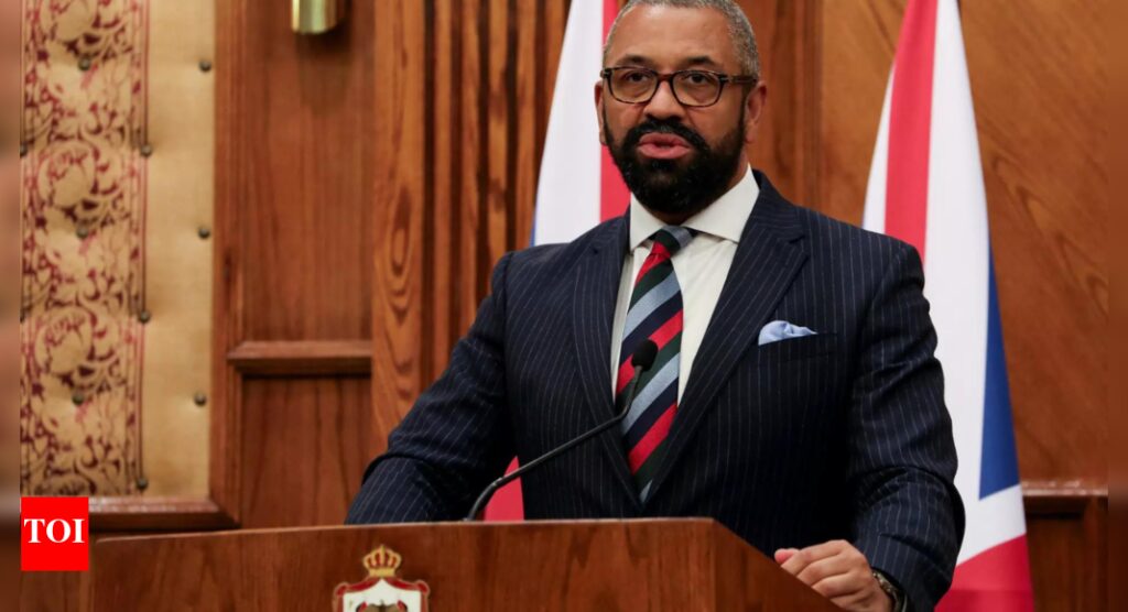 James Cleverly: British foreign secretary Cleverly to visit China this month